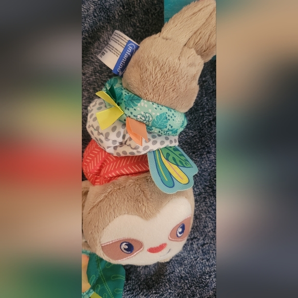 Infantino Music & Motion Pulldown Musical Plush Sloth with Multi-Texture Teether - Picture 6 of 7
